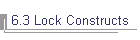 6.3 Lock Constructs