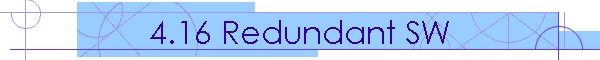 4.16 Redundant SW